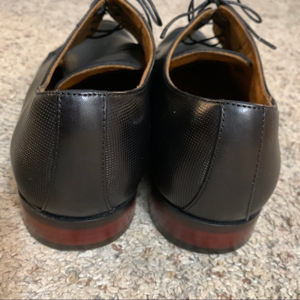 Florsheim Black Leather Kierland Lace Up Shoes Size 12EEE - Picture 8 of 11